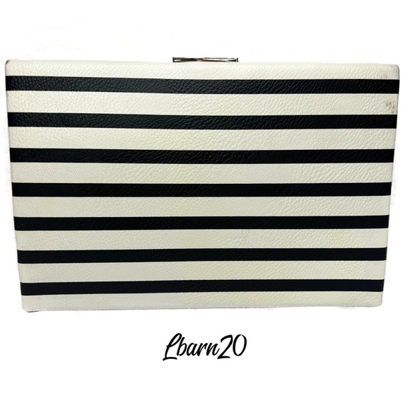 Kate Spade Toucan Parrot Novelty Striped Clutch Bag - Picture 3 of 12